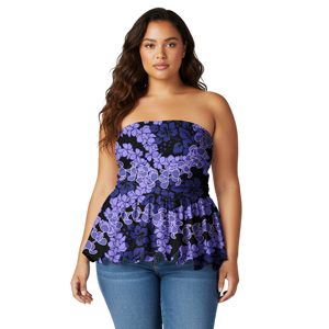 Blusas y Camisas para Mujer, Estampado Hawaiano Personalizado de Puakenikeni, Estilo Polinesio, Sexy, para Fiesta, Club, Tops - Product Image 1
