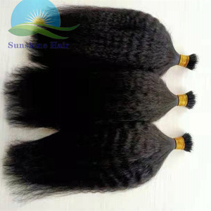 CoarseYaki micro link bastoni cuticola grezzo remy allineati cheratina u piatto diritta crespa cambogiano mi punta dei capelli umani estensioni 1 <span class=keywords><strong>g</strong></span> - Product Image 5