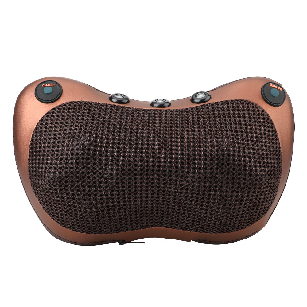 Подушка для массажа шиацу для дома и автомобиля, шейный массажер шиацу для головы, шеи, спины, поясницы, тела, подушка для инфракрасной терапии