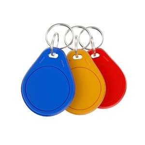 ABS keyfobs <span class=keywords><strong>Tag</strong></span> 125kHz & 13.56MHz F08 rewritable <span class=keywords><strong>RFID</strong></span> Keychain thẻ cho thẻ kinh doanh và khách sạn kiểm soát truy cập - Product Image 6