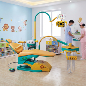Unidad de Tratamiento Dental Infantil con Diseño de Dibujos Animados Coloridos, Aprobada por la CE, Silla Dental Infantil de Estilo Adorable, Juego Completo de Equipo Dental - Product Image 1