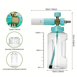 La bouilloire en mousse de lavage de voiture en cuivre est équipée d'une prise rapide - Product Image 3