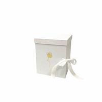 Boîte cadeau rotative avec combinaison de lettres LOVE, boîte à fleurs, boîte souvenir, boîte cadeau florale