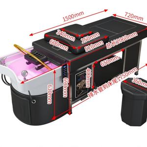 Lit de massage thaïlandais multifonctionnel pour salon de coiffure Wss QM, lavage de cheveux, spa capillaire, thérapie par l'eau, shampooing - Product Image 6