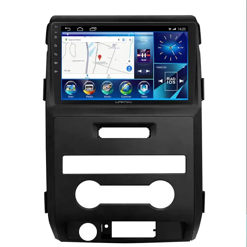 4/64G Android video del coche reproductor de DVD estéreo del coche GPS auto radio estéreo para Ford F150 para Raptor 2009 - 2014