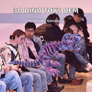 Jouet dinosaure imprimé en 3D, Tyrannosaurus Rex avec œuf de dinosaure ouvrable, figurine de collection - Product Image 5