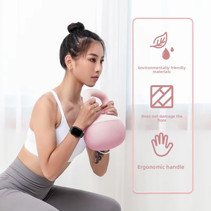Kettlebell ergonomique rose souple lesté, outil de mobilité sécurisé pour le bureau, équipement de micro-entraînement anti-stress pour femmes, matériel de yoga - Product Image 4