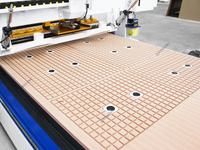 Routeur CNC à bois à changement d'outil rapide CK-1325-TSK 4 axes avec table de travail à aspiration multifonctionnelle ATC pour armoires personnalisées
