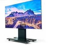Écran LED motorisé pliable 3 volets 116 pouces 1080P P1.25 GOB avec revêtement 4K HD pour publicité cinéma et exposition