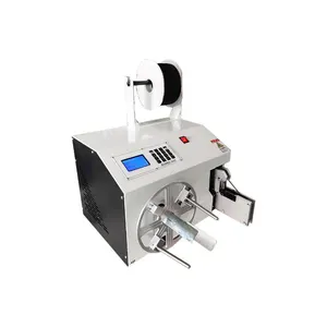 Hot selling Automatic sheathed Wire Coiling Tying tie Winding Machine USB data cable Binding tool