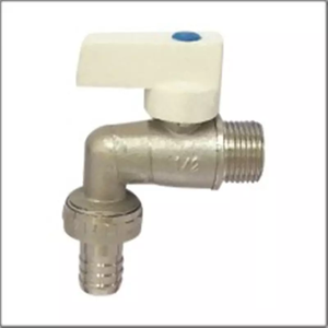 Grifo de latón de 1/2"X3/4" de 2 vías con apertura rápida de zinc y bola de latón anticorrosión para lavadora - Product Image 3