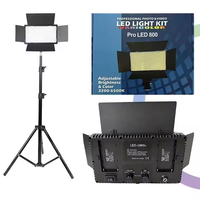 Kit de Lumières LED Professionnel Photo & Vidéo Vari-Couleur Pro LED-600 LED-800, Éclairage Vidéo LED Professionnel pour Photographie