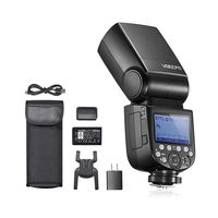 Flash Godox V860IIIS Speedlite E-TTL HSS, température de couleur 5600K, synchronisation haute vitesse 1/8000s, compatible avec les appareils photo Fuji/Olympus/Pentax (environ).
