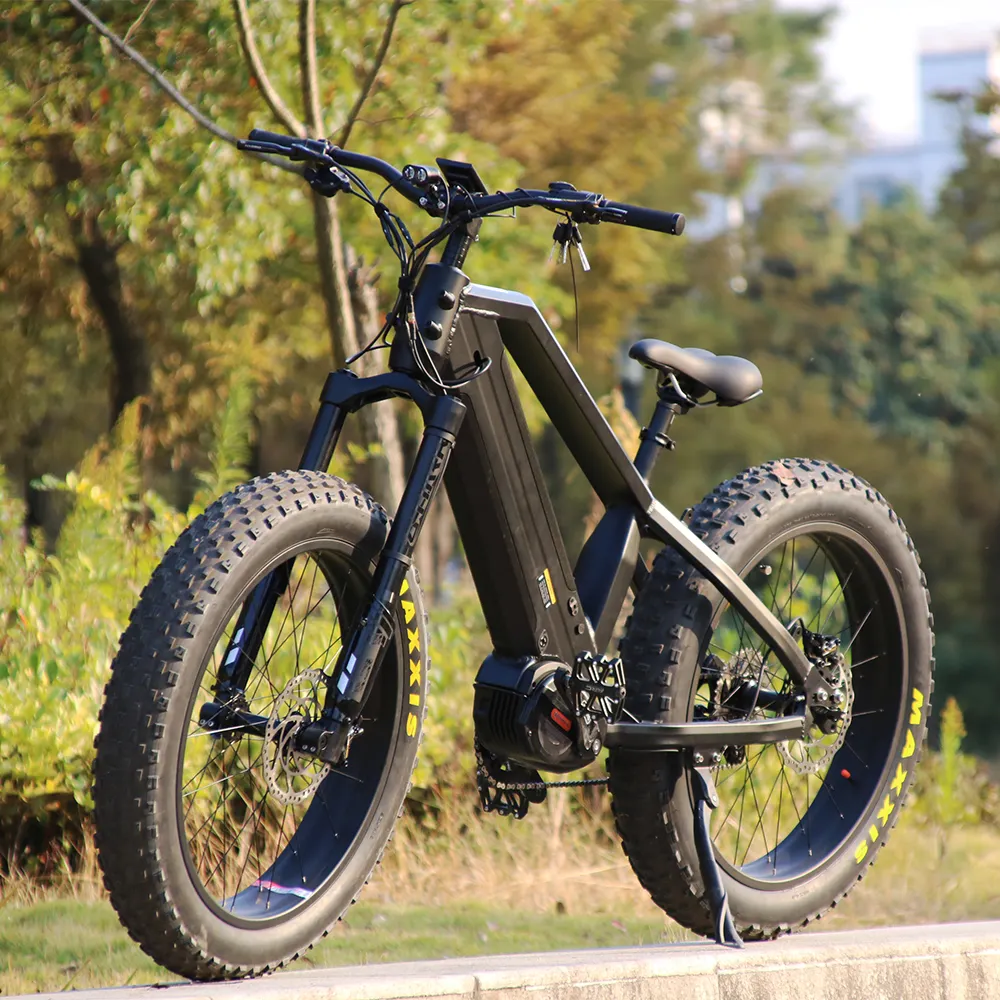 ผู้ผลิตจีนไฟฟ้าจักรยาน Maxxis 26 นิ้วยาง 48v 1000W EBike สําหรับขายราคาถูก
