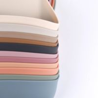 Bavoir en silicone de qualité alimentaire sans BPA, ensemble d'alimentation pour bébés, bavoirs en silicone mignons pour bébés et tout-petits