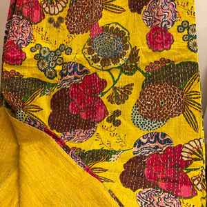 Las Mejores Colchas Kantha Personalizadas de Algodón Estampado, Colchas Kantha Vintage Hechas a Mano 100% Algodón para Uso en el Hogar y Hoteles - Product Image 3