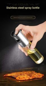304 Stainless Steel Glass <b>Oil</b> <b>Spray</b> Bottle Kitchen Tools <b>Oil</b> Control <b>Spray</b> Pot Essential Cooking Tool Set - Product Image 2