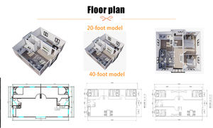 Pronto per la spedizione prefabbricato 20ft 40ft espandibile contenitore prefabbricato casa per la vendita prefabbricato casa prefabbricata 3 4 5 camere da letto - Product Image 6
