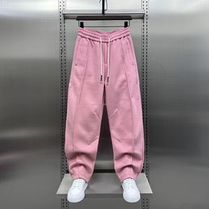 Pantalon de <span class=keywords><strong>jogging</strong></span> sport pour <span class=keywords><strong>homme</strong></span> 100 % coton, extensible, coupe-vent, pour entraînement extérieur, décontracté, grande taille, vente en gros usine - Product Image 5