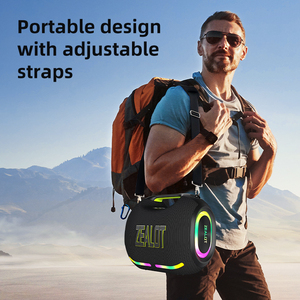 Enceinte sans fil portable Zealot Factory ZE01, étanche <span class=keywords><strong>IP6</strong></span>, avec LED RVB, batterie 24000mAh, utilisation en extérieur - Product Image 4