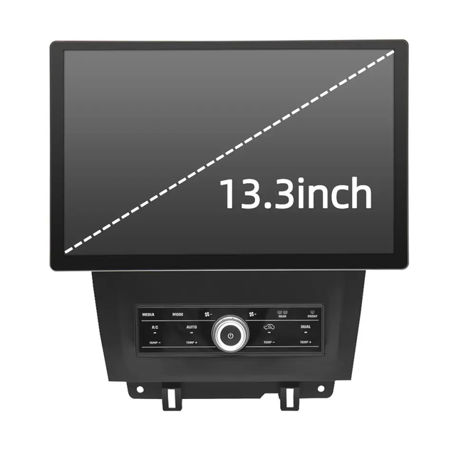 Android 13.3inch Tesla Car Stereo Touch Screen Video Audio Player Origin Combination for Ford Mustang 2010-2014