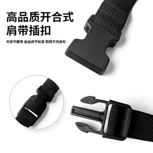 Casual Crossbody <b>Bag</b> Large Capacity Horizontal Square Zipper Closure Portable Everyday Use White And Black Single Strap - Product Image 3