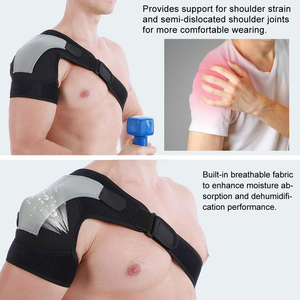 Protector de neopreno para aliviar el dolor de espalda, inmovilizador de hombro, soporte, almohadilla, cinturón, correa ajustable, banda para el hombro - Product Image 4