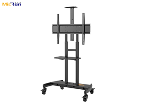 360 chariot de télévision solide en acier laminé à froid AVA1800 mobile à distance pour téléviseurs 55 60 65 70 75 80 85 pouces - Product Image 3