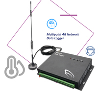 Enregistreur de données Jauge de contrainte 4G Mobile Multipoint Ethernet Enregistreur de données Contrôleur de température