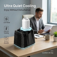 Mini refroidisseur de canettes portable avec lumière LED 7 couleurs, refroidisseur de canettes de bière, appareil électroménager en vente