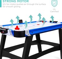 Table de hockey sur air de 58 pouces, directement de l'usine, avec moteur 12V et système de pointage électronique