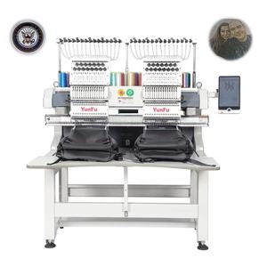 Profession elles industrielles computer gesteuertes 2-Kopf-Stickmaschinendesign Perfekt für individuelle Kleidung/Hüte - Product Image 5