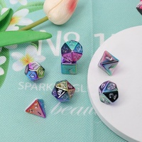 Jeux de société ou de cartes, donjons et Dragons, dés polyédriques en acrylique, Casino, Dnd, dés en métal