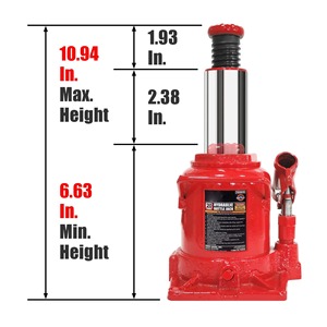 Cric hydraulique Aotu 20 tonnes pour réparation automobile, hauteur de levage 145 mm - Product Image 3