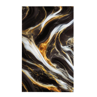 Feuilles de marbre pvc léger écologique panneau imitation marbre pvc mural imperméable à l'eau de 3mm d'épaisseur