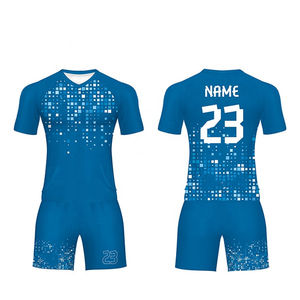 Camiseta de fútbol personalizada para hombre con logotipo, conjunto de uniforme deportivo suelto, Conjunto de camiseta y pantalones cortos sueltos y cómodos - Product Image 4