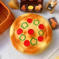 Jouets Squishy en PU à Remontée Lente, Modèles Sensoriels Souples Pizza, Pain, Lapin, Animaux pour Décoration de Bureau
