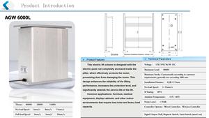 ISO Class 5 được chứng nhận phòng sạch agw6000l thiết bị truyền động 4000N xây dựng nam châm vĩnh cửu để điều chỉnh thiết bị vô trùng - Product Image 5