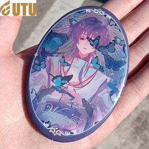 2025 jeu Wanderer Kabukimono Balladee broches ovale poitrine Badge bijoux sac à main accessoires enfants cadeau-F - Product Image 1