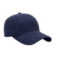 Gorra de Béisbol de Lujo para Hombre, Poliéster/Algodón, 58-60cm de Circunferencia de Cabeza, Diseño de 6/5 Paneles, Visera Profunda, Color Sólido, Deportiva