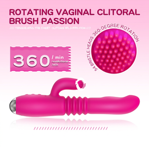 Varita Vibradora Telescópica de Silicona con Calor para Mujeres, Juguete de Autoestimulación Femenina - Product Image 3