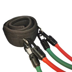 Ensemble de bandes de résistance en latex pour les jambes, sangles de cheville, anneaux d'agilité, écologiques, haute élasticité, couleur personnalisée pour la <span class=keywords><strong>musculation</strong></span> - Product Image 5