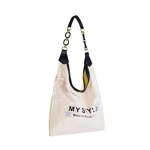 Tpu pvc hombro bolsa impermeable bolsa de compras con lona - Product Image 2