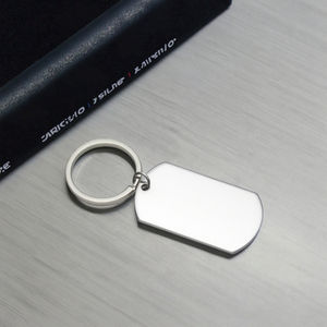 Llavero Personalizado de Acero Inoxidable con Corazón Dorado, Sublimación, Zinc, Hierro, Moderno, Impermeable, Ligero, para Bodas - Product Image 6