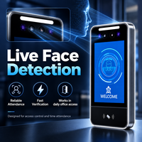 Système de contrôle d'accès par reconnaissance faciale, code QR, empreinte digitale et NFC pour l'entrée des visiteurs et la gestion des présences du personnel