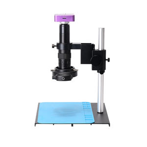 صورة حقيقية 51mb USB كاميرا فيديو رقمية صناعية أحادي 180x تكبير مجهر عدسة مثبتة على C لإصلاح المحمول لحام - Product Image 3