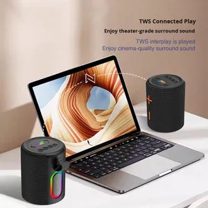 20W Xách Tay Mini Loa Cho Ipx4 Ngoài Trời Không Thấm Nước RGB Loa Ứng Dụng Hỗ Trợ 2000-3000MAh Pin Loa Siêu Trầm Di Động - Product Image 2