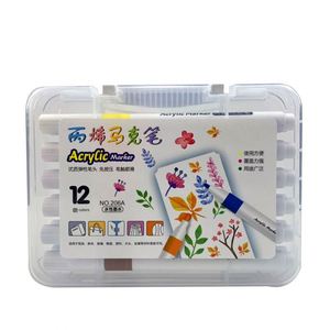 Ensemble de marqueurs acryliques personnalisés pour le dessin artistique sur bois, verre, roche, papier, tasses, céramique, tissu - Product Image 3
