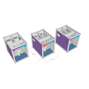 Proveedor portátil móvil contenedor inodoro de lujo prefabricado <span class=keywords><strong>Pequeño</strong></span> contenedor individual inodoro paquete plano <span class=keywords><strong>baño</strong></span> público - Product Image 5