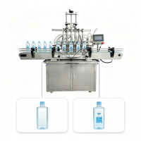 Machine de remplissage automatique BRENU à 4 têtes pour l'eau potable, les jus de fruits, l'huile comestible, les bouteilles en PET et en verre, équipement d'embouteillage